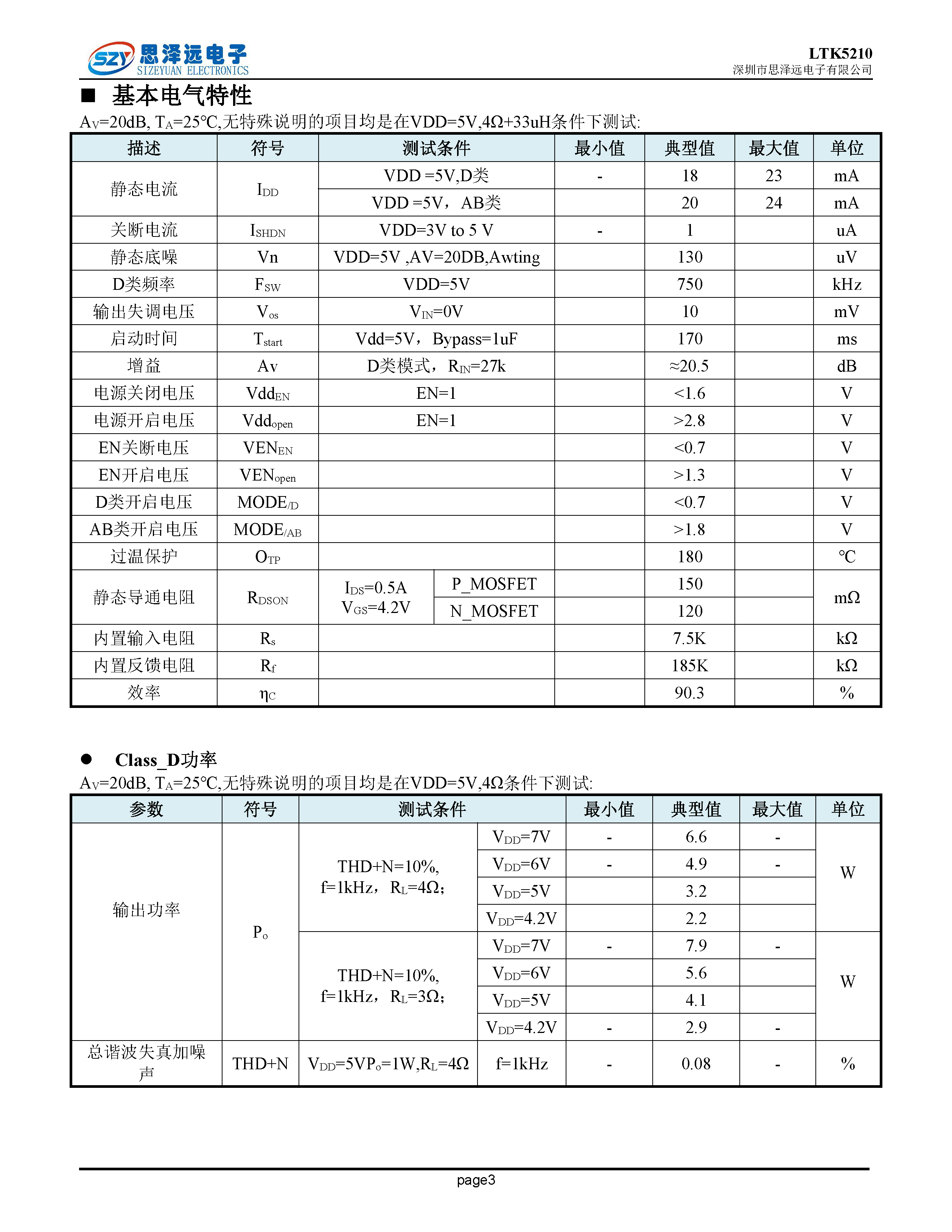 LTK5210宽电压2.8-7V_自带耳机功能双声道立体声脉冲控制F类_2X7.8W_音频功率放大器ESOP-10 2023-12-06_页面_3.png