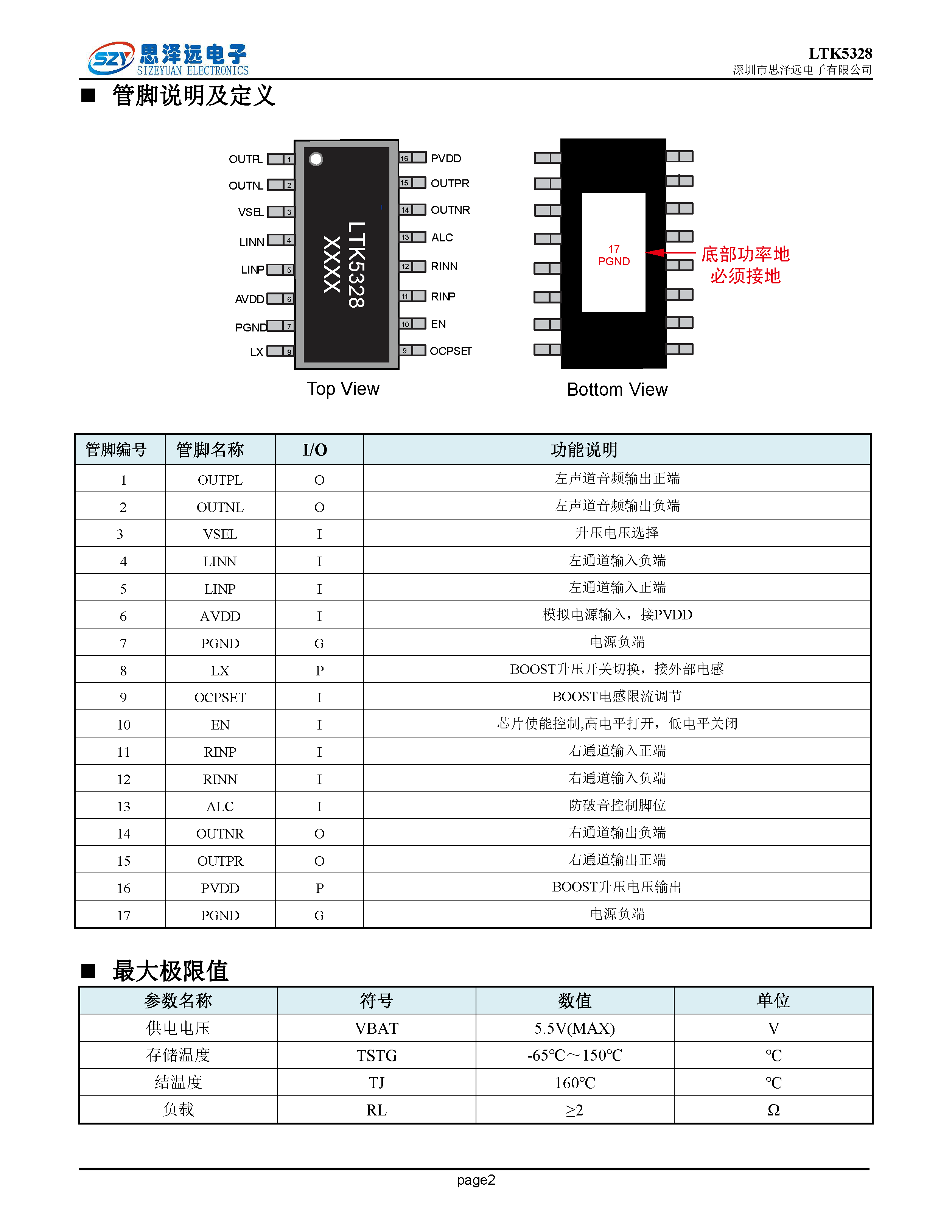 LTK5328单节锂电池内置BOOST升压2x8W双声道带PBTL模式G类音频功率放大器ESOP-16 2023-12-06_页面_02.png