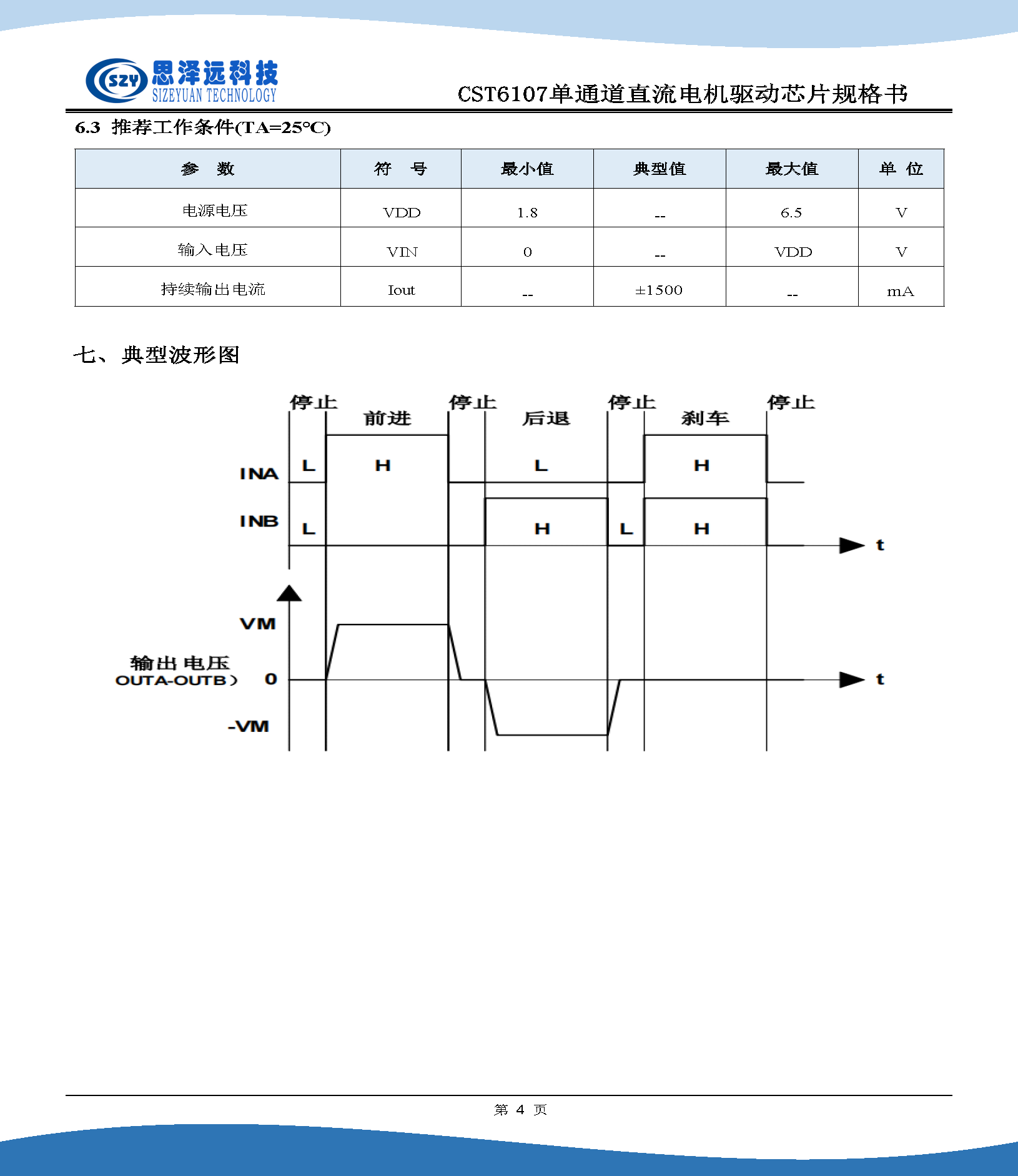 CST6107 单通道1.8A直流电机驱动芯片规格书2023-11-08_页面_6.png